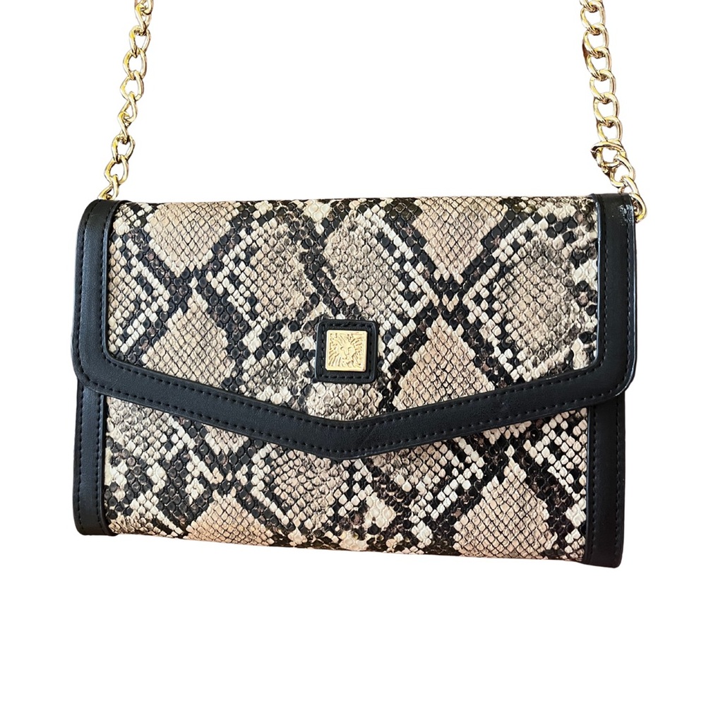 Anne Klein Elegant Snakeskin Bag
